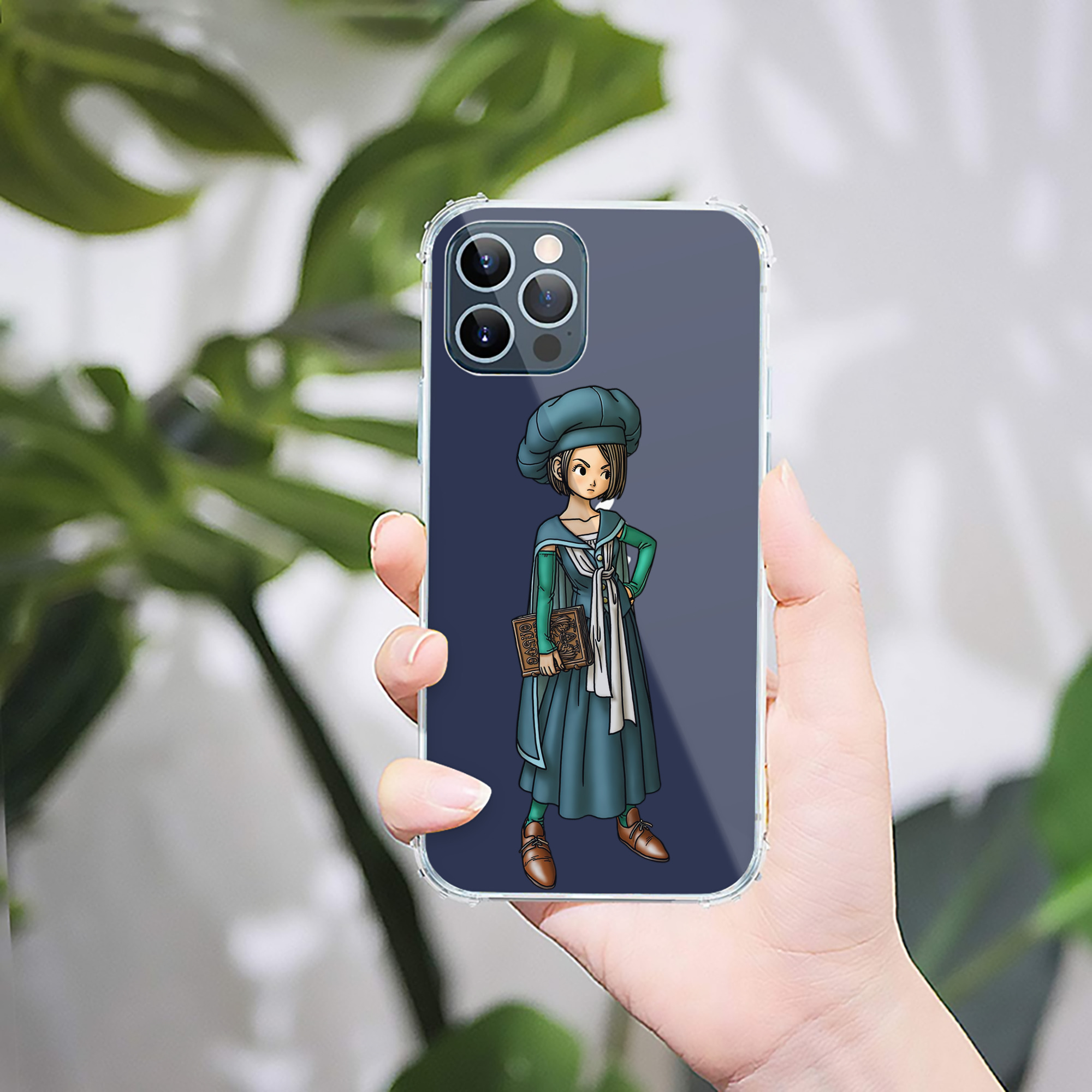 （画像用） ドラゴンクエスト Doragon Kuesuto Dragon Quest 【iPhone 12シリーズ対応】透明スマホケース（クリアソフトケース）